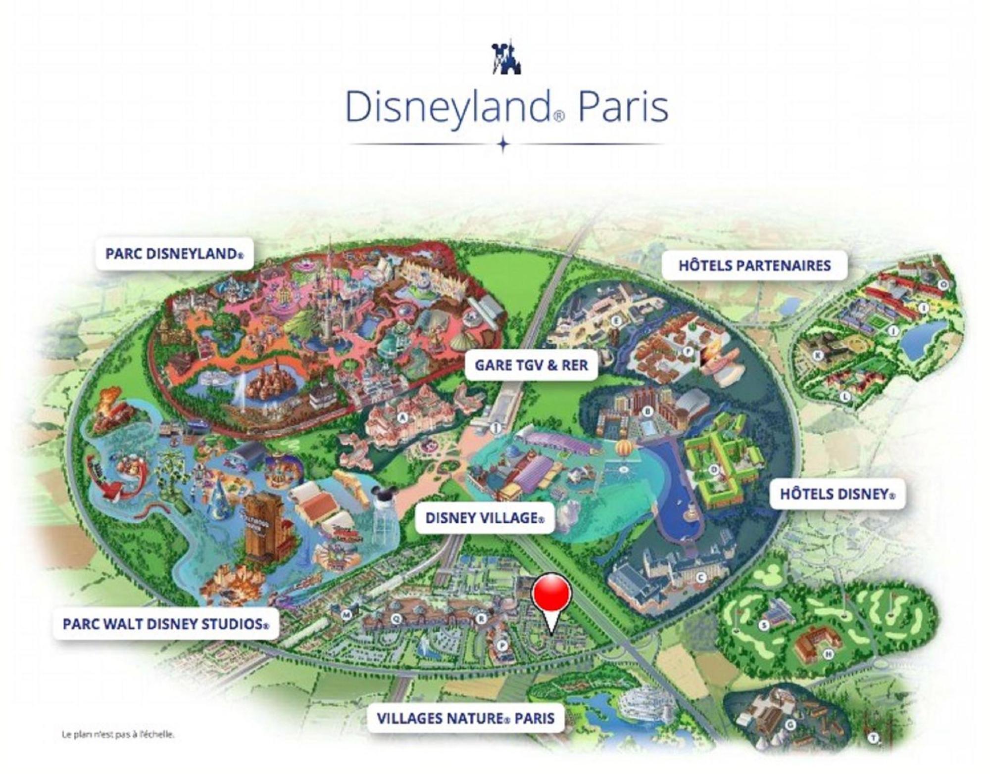 Le Cartier Appt F3, 7Mn Disneyland, Parking,Terrace Serris Eksteriør billede