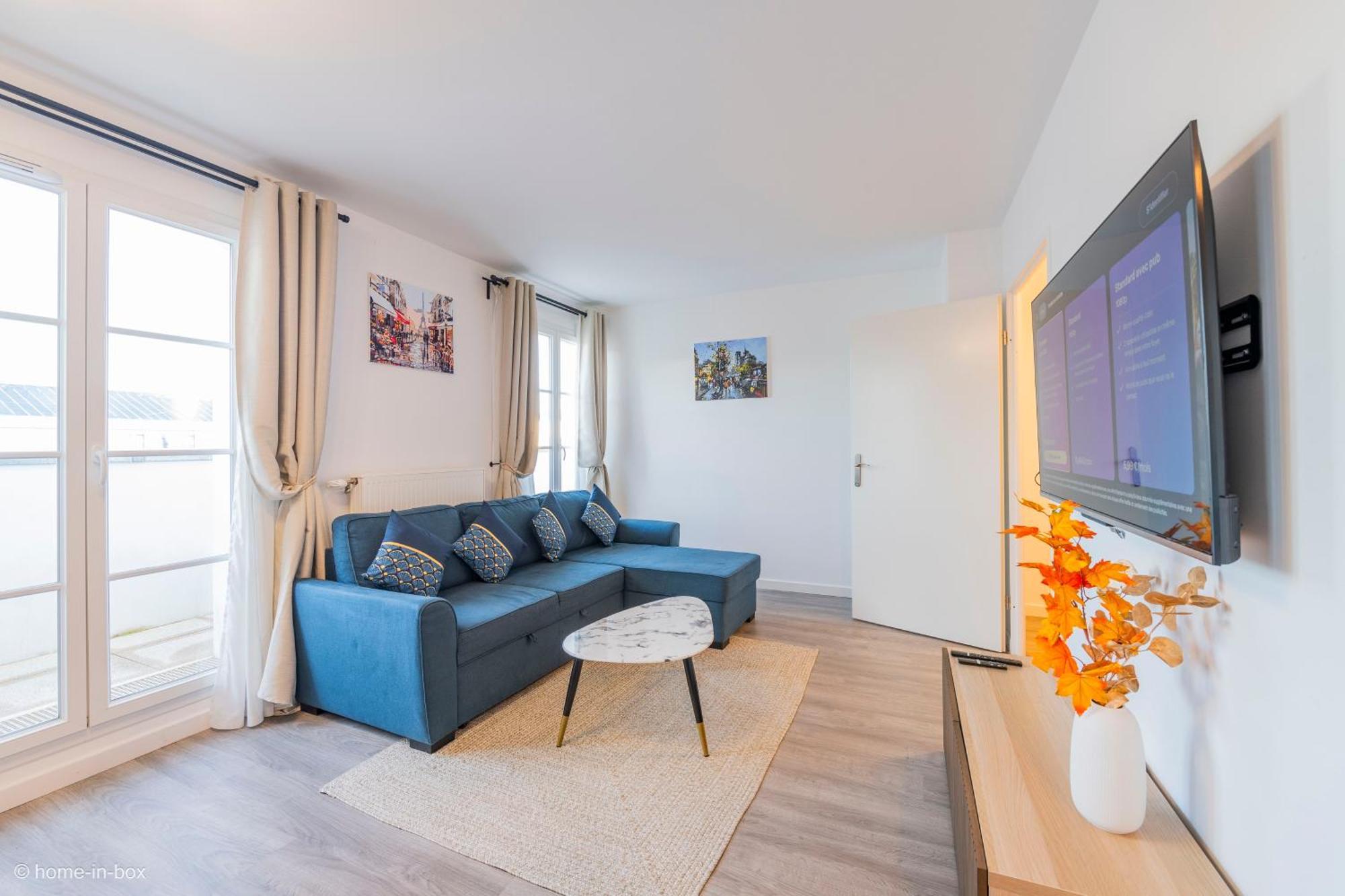Le Cartier Appt F3, 7Mn Disneyland, Parking,Terrace Serris Eksteriør billede